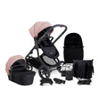 iCandy Orange 4 Pushchair Bundle | Rose on Black