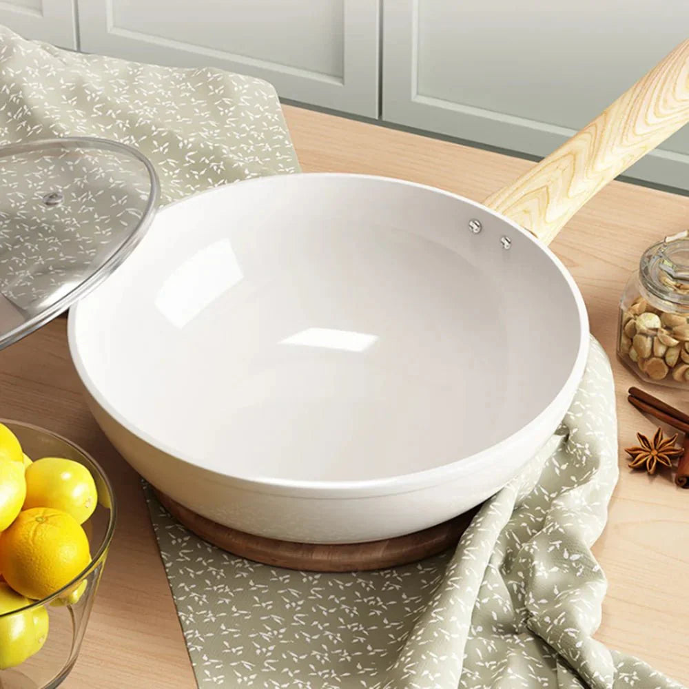 CERAMIQON – 30 cm ceramic non-stick pan with deep shape for gas & induction cookers