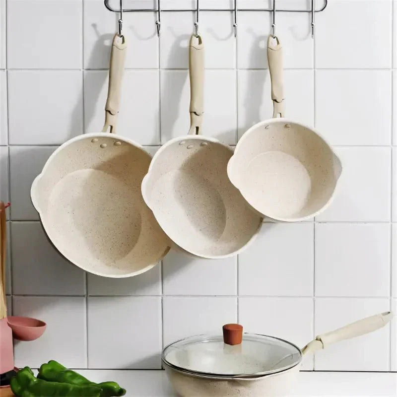 MAIFANTRIQ – Deep Non-stick Wok with Maifan Stone Coating made of Aluminum Alloy for All Stove Types