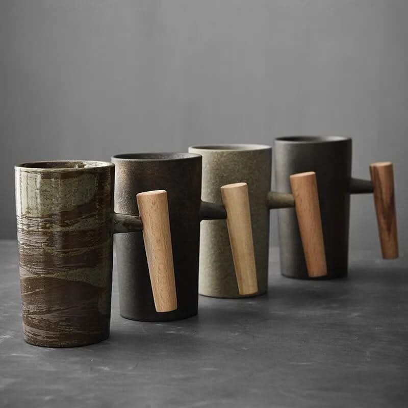 LatteCraft Nordic Earth latte cups - Handmade & functional for your coffee experience