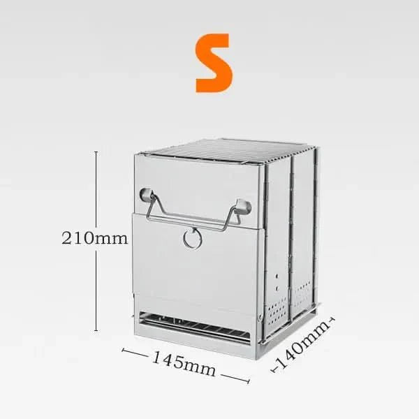 FlexFire Portable Camping Stove - Lightweight stainless steel grill