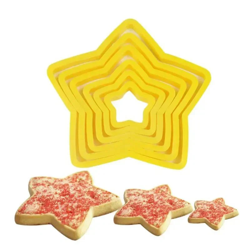 DOUGHBELL – 6-piece Christmas cookie cutter set for cookies & pastries