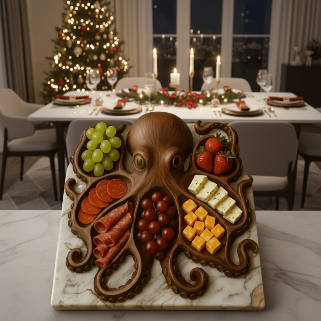 KRAKEN BOARD – Rustic, handcrafted charcuterie board