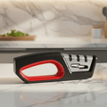 BLADEWORK – 4-in-1 Knife Sharpener & Scissor Polisher – Ergonomic Kitchen Tool