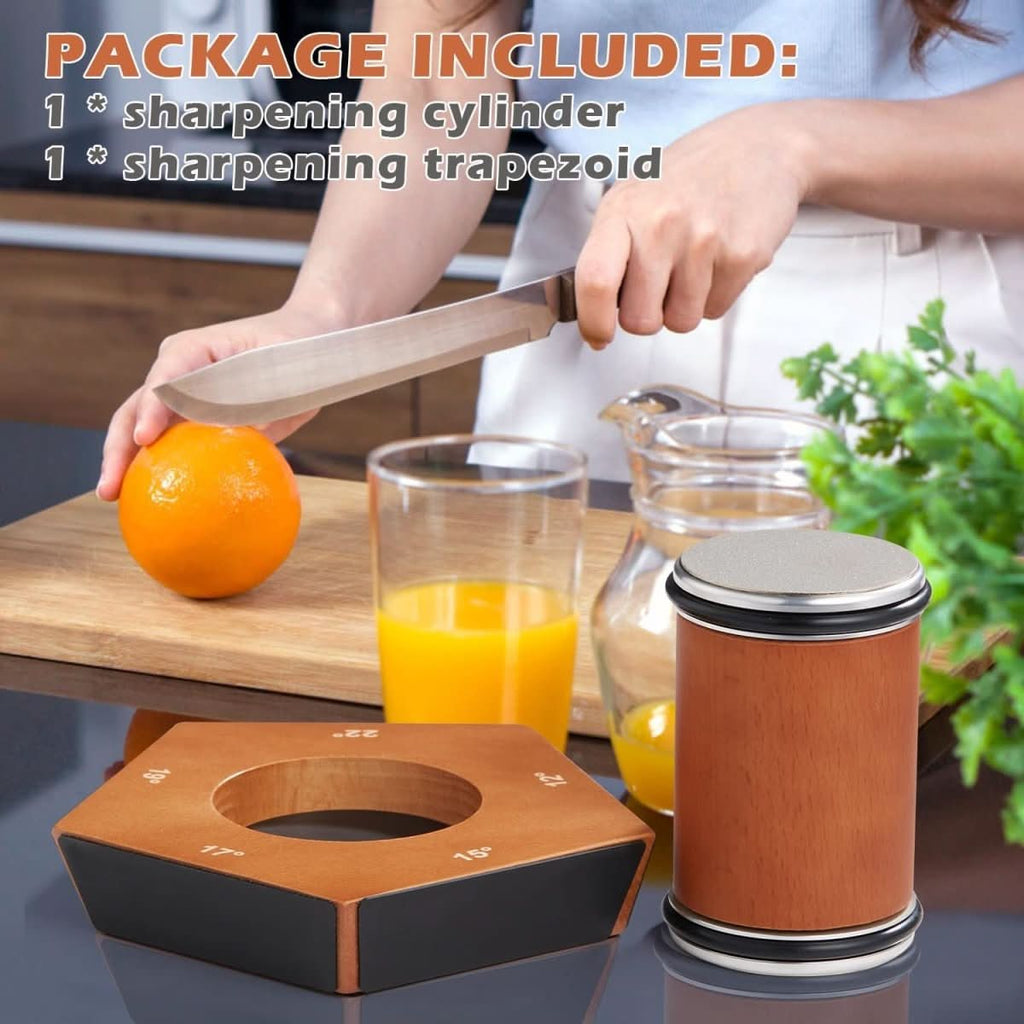 RollEdge - Manual Knife Sharpener with 5 Adjustable Sharpening Angles for Sharp Knives