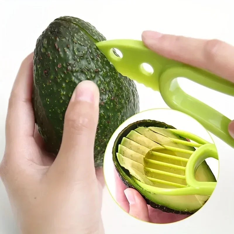 AVOMATE – 3-in-1 Avocado Cutter, Pitter & Spoon Tool