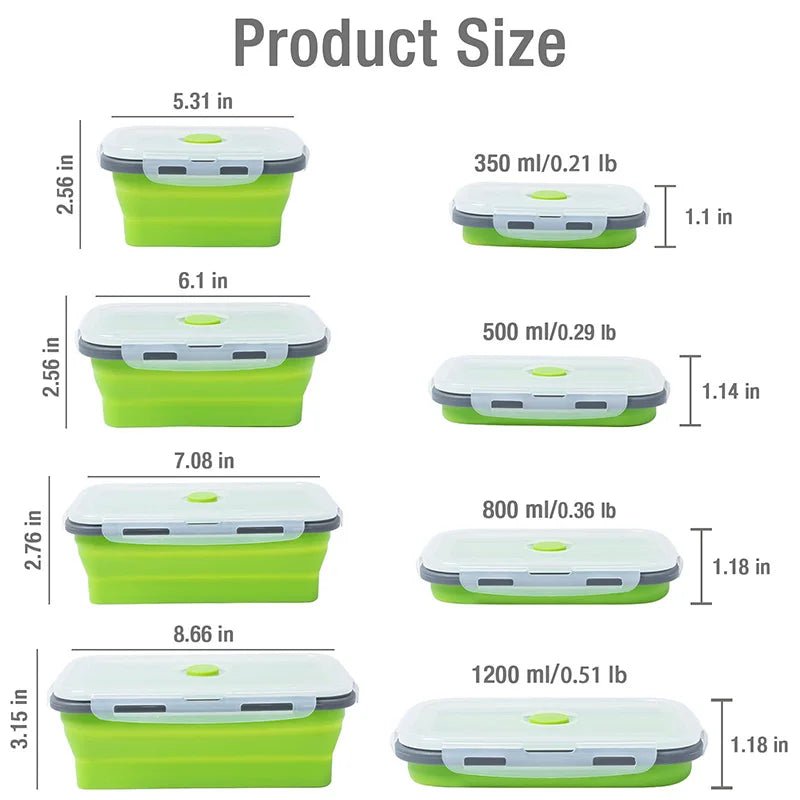 FLEXIBOX PURESTACK – Foldable Silicone Storage Containers