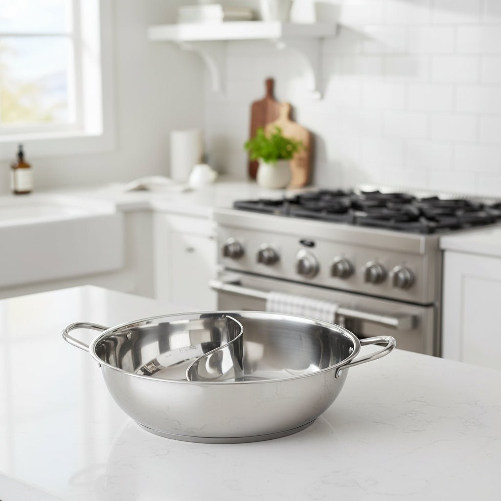 DUOCRAFT – Hot Pot with two chambers for mixed or separate flavors