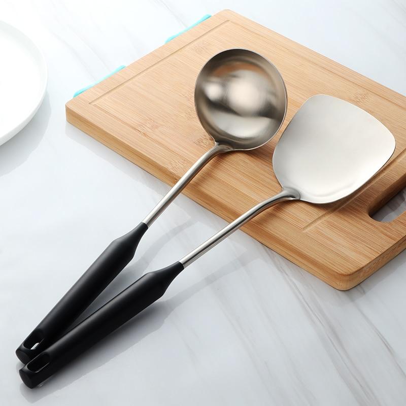 STEELMOVE – Stainless Steel Turner & Ladle Tools for Controlled Cooking Movements