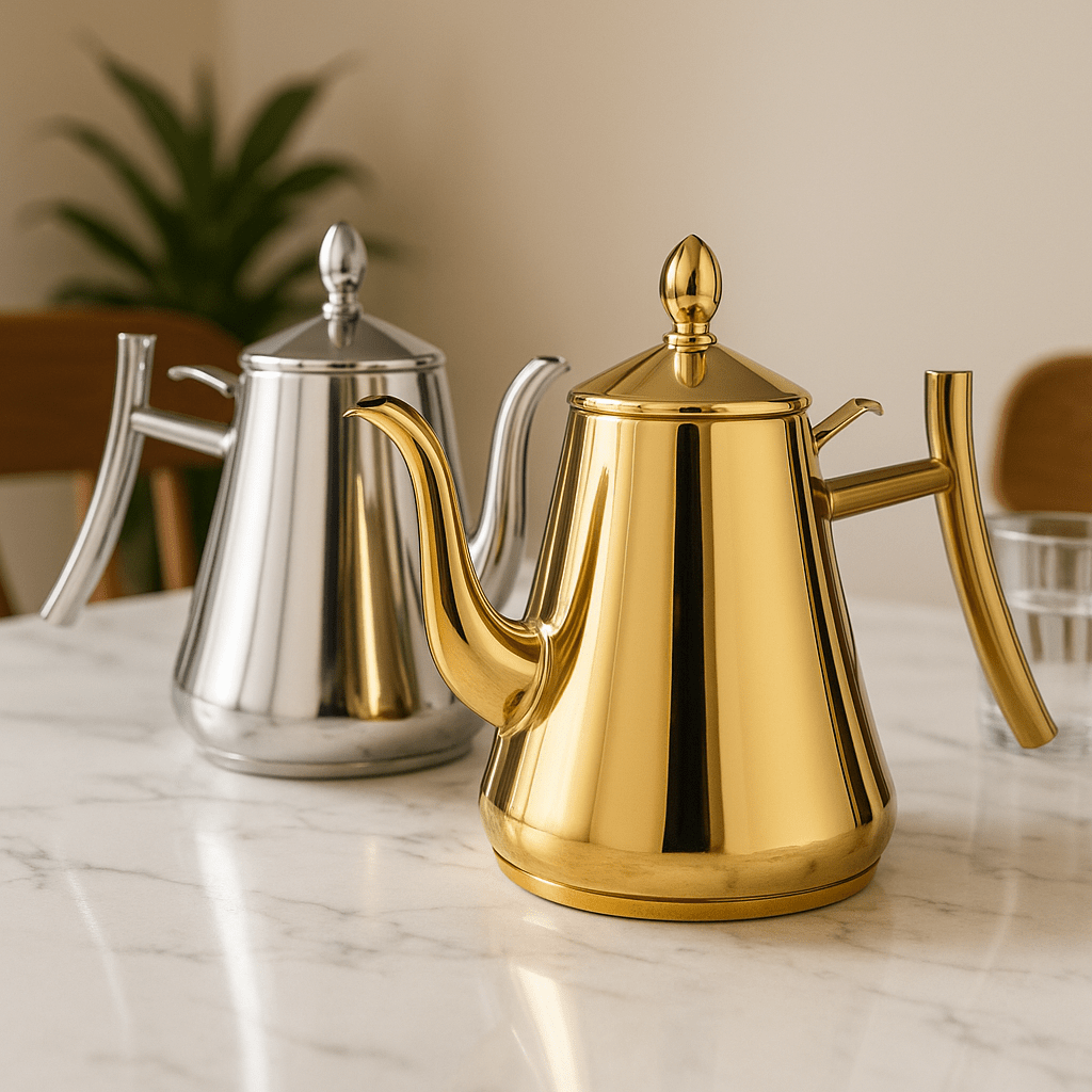 HOTCRAFT – Premium stainless steel kettle with induction function and integrated filter