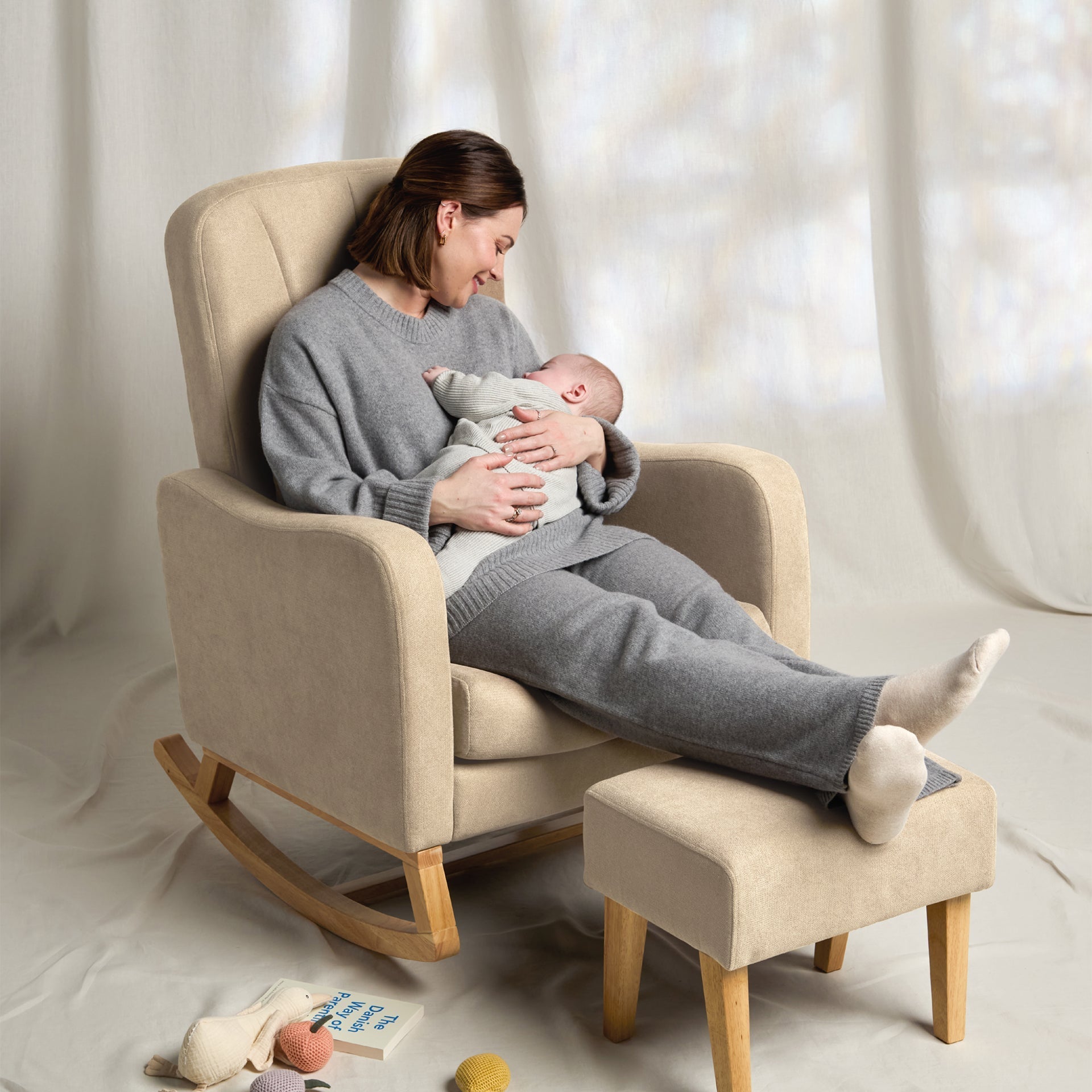 Silver Cross Carmel Nursing Chair | Almond