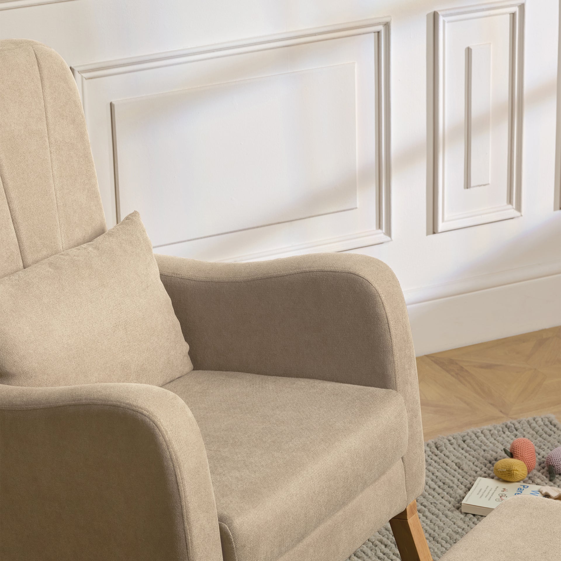 Silver Cross Carmel Nursing Chair | Almond