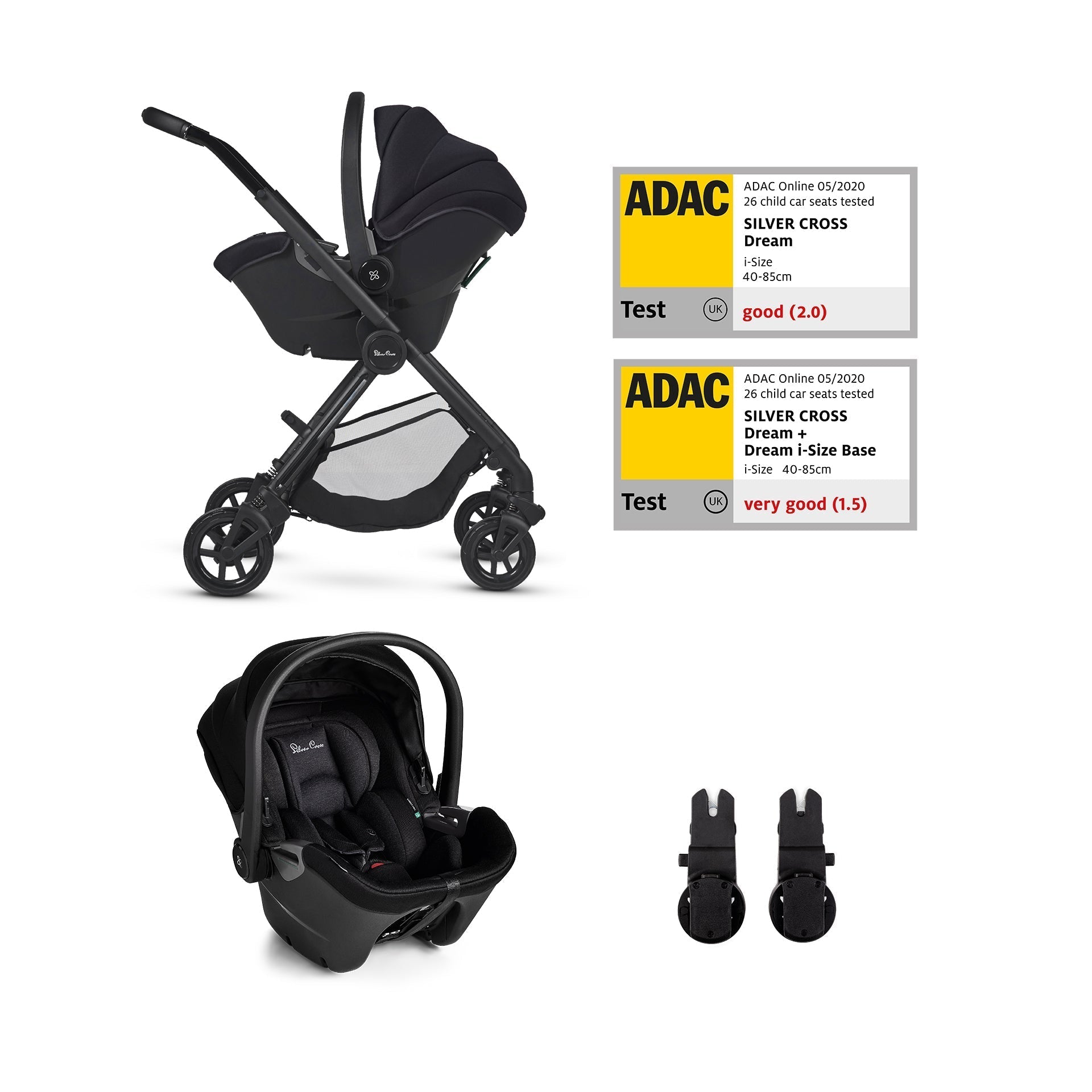 Silver Cross Reef 2 Pushchair Ultimate Cybex Cloud T Bundle | Space