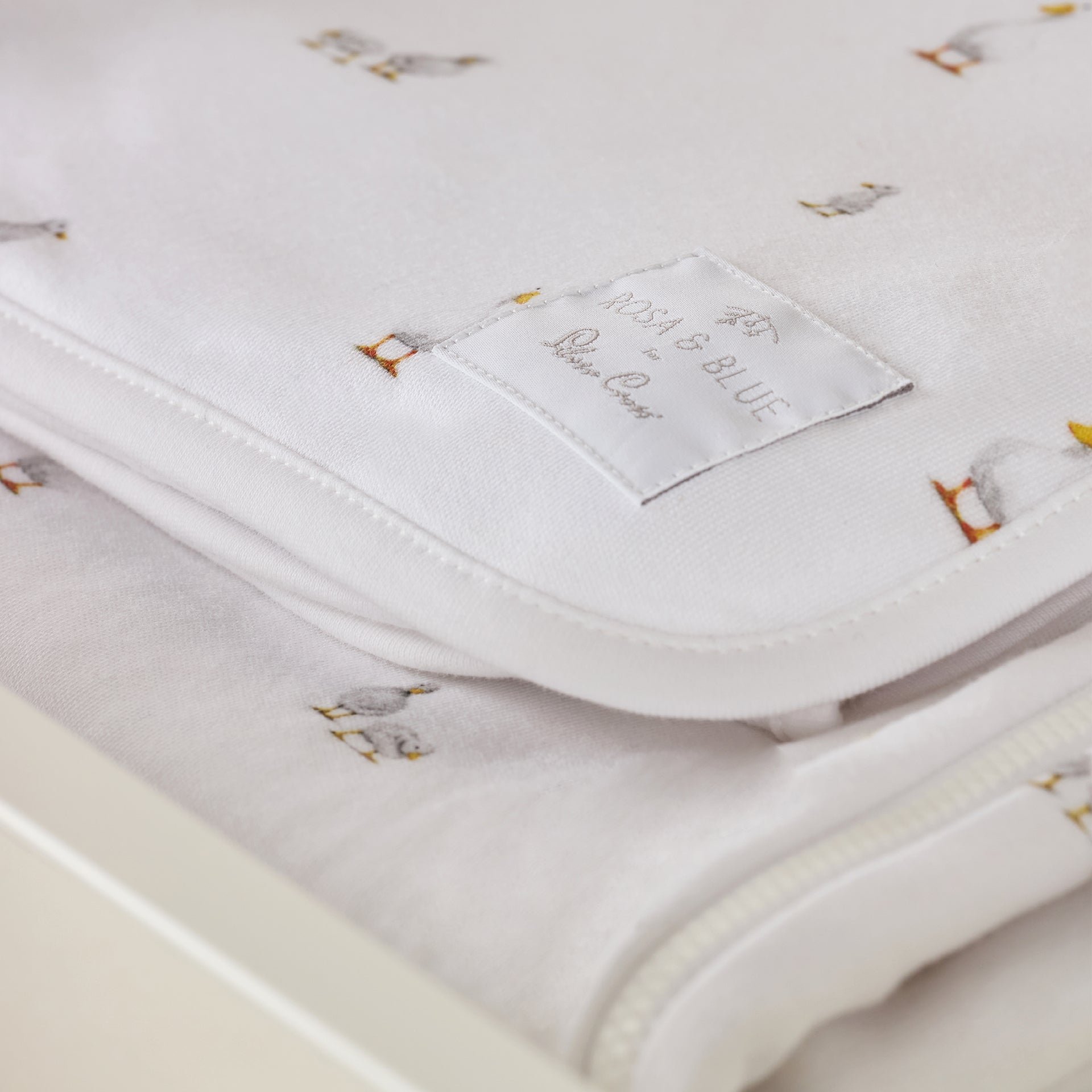 Silver Cross x Rosa and Blue Cot Bed Starter Bedding Set | Duck Print