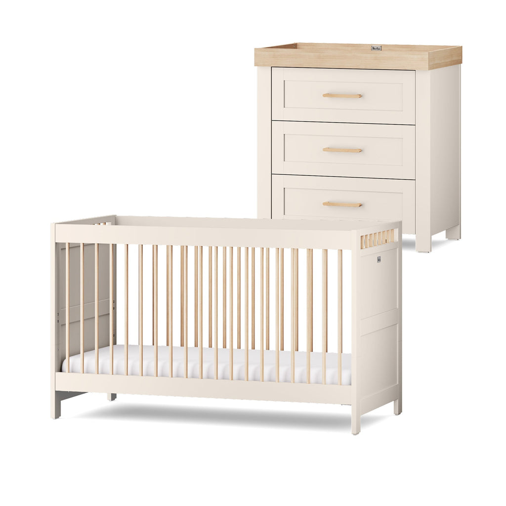 Silver Cross Seville 2 Piece Nursery Set | Cashmere Oak