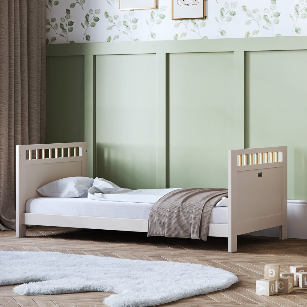 Silver Cross Seville Cot Bed | Cashmere Oak