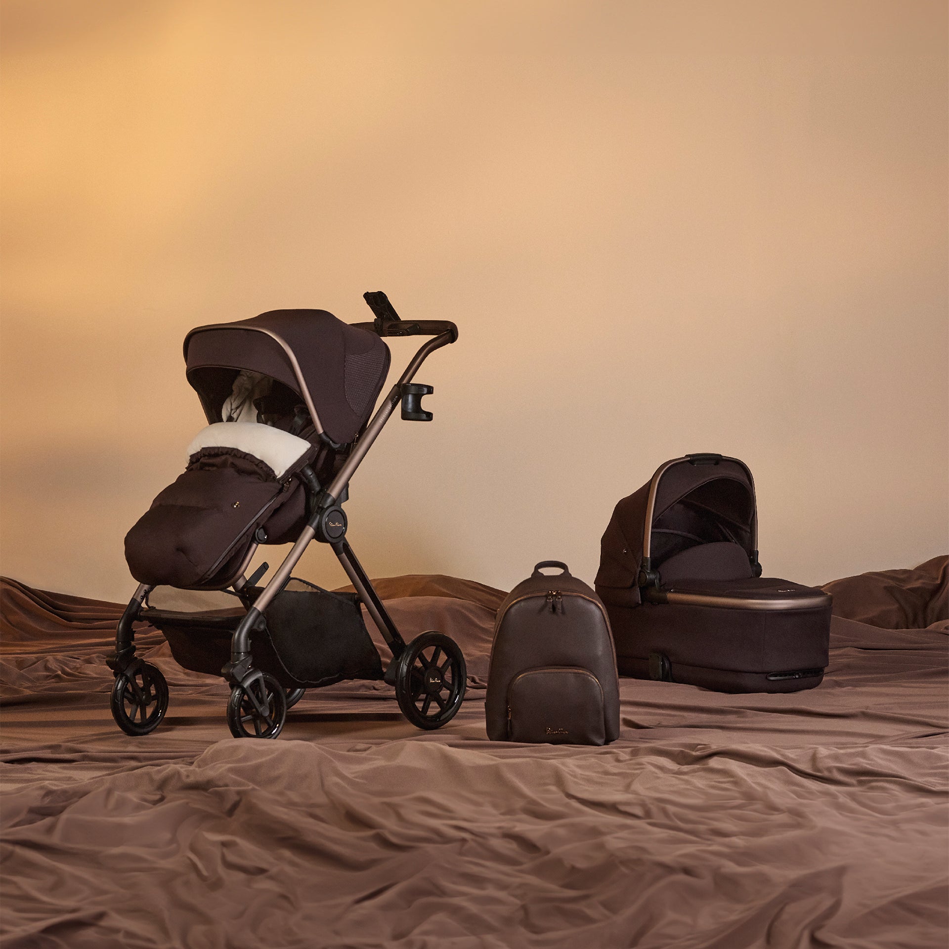 Silver Cross Special Edition Reef 2 Pushchair & Maxi-Cosi Pebble 360 Pro2 Bundle | Ganache