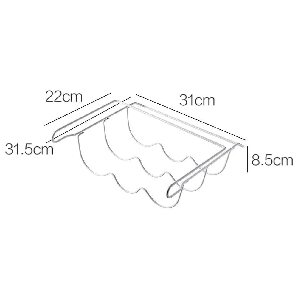 ROLLRACK – Space-saving rolling bottle holder for refrigerator shelves