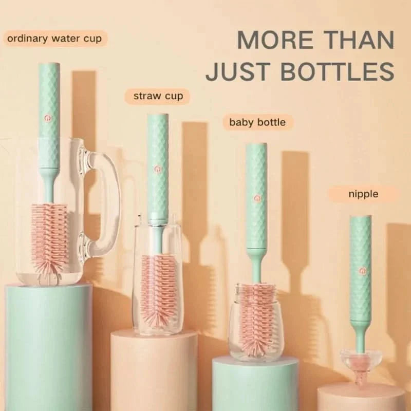 SmartBrush bottle cleaner - automatic cleaning with silicone bristles for stress-free everyday life