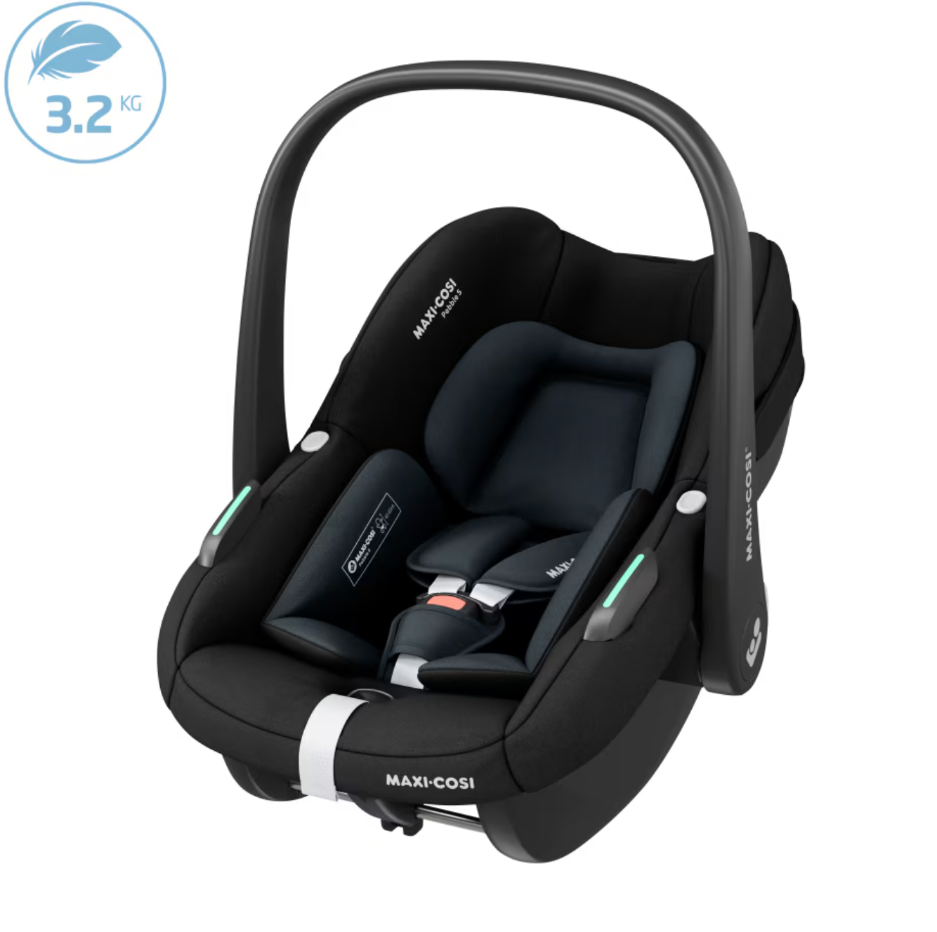 Maxi-Cosi Pebble S i-Size Car Seat - Tonal Black