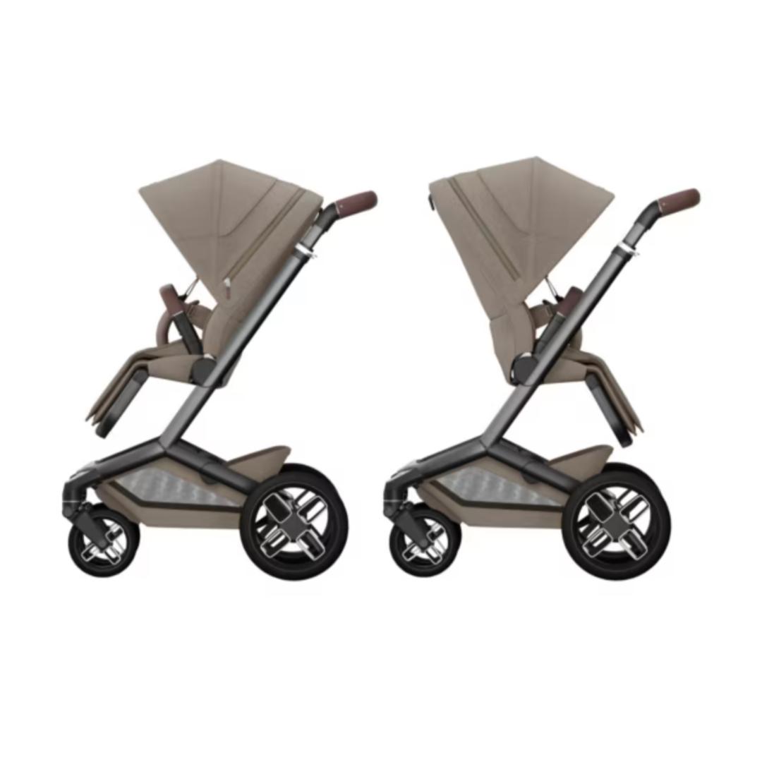 Maxi-Cosi Fame Premium Bundle - Twillic Truffle | Black