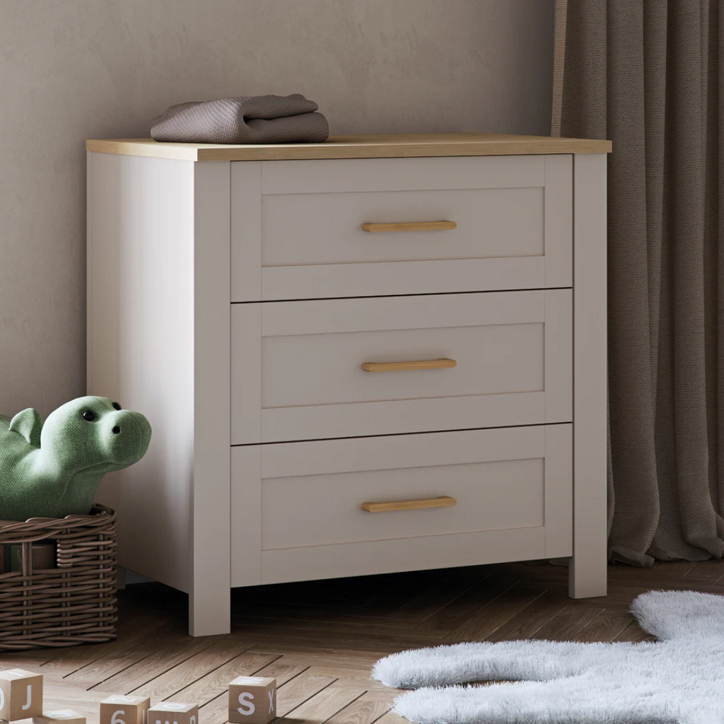 Silver Cross Seville Dresser | Cashmere Oak