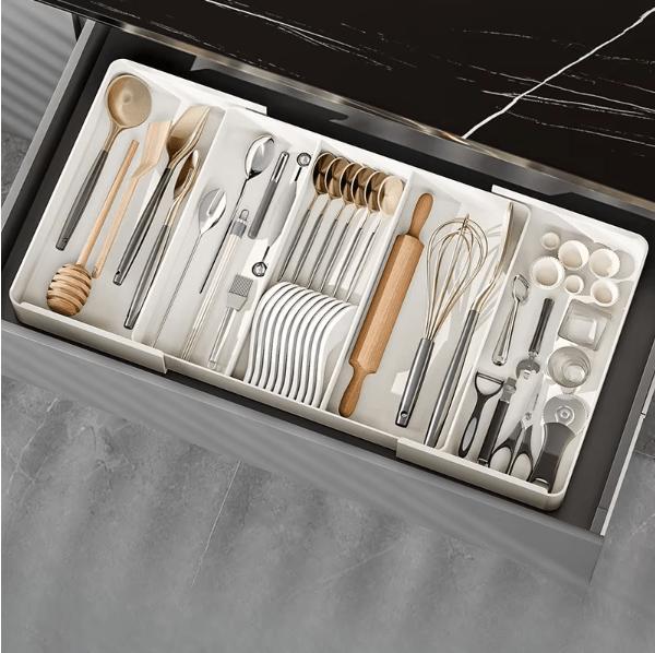 KitchenOrganiser drawer organiser - Flexible & stylish for every drawer