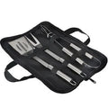 GrillMaster stainless steel utensil set - premium barbecue tools for outdoor use