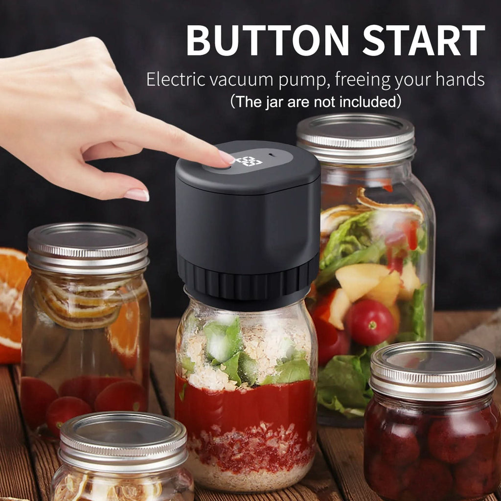 VacuumSealer Electric vacuum sealer - Portable & efficient for bottles, jars and cans