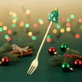 FESTIFORK – Creative Christmas Spoon & Fruit Fork Set for Coffee & Desserts