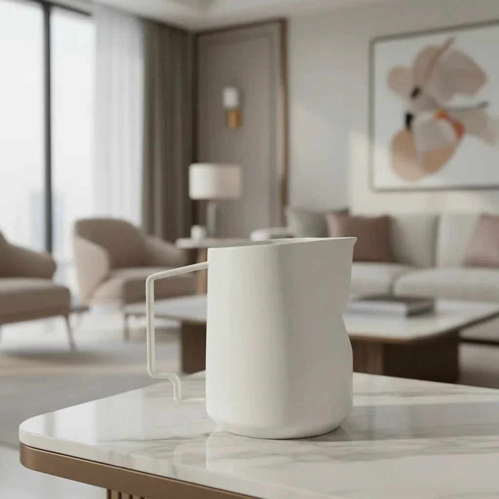 CREMAFLOW – Stainless Steel Milk Jug for Even Milk Foam