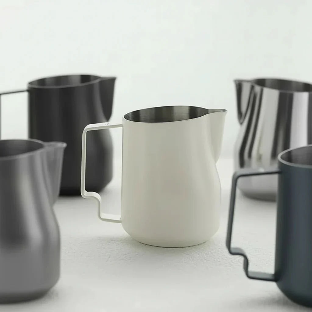 CREMAFLOW – Stainless Steel Milk Jug for Even Milk Foam