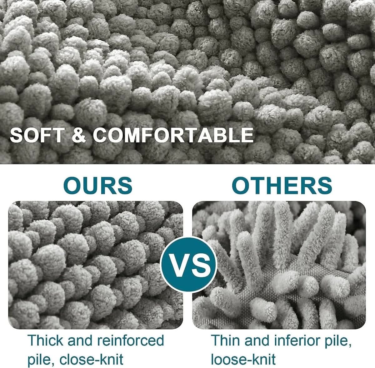 ULTRASOFT BATH MAT – Microfiber Bath Mat for Comfort & Safety