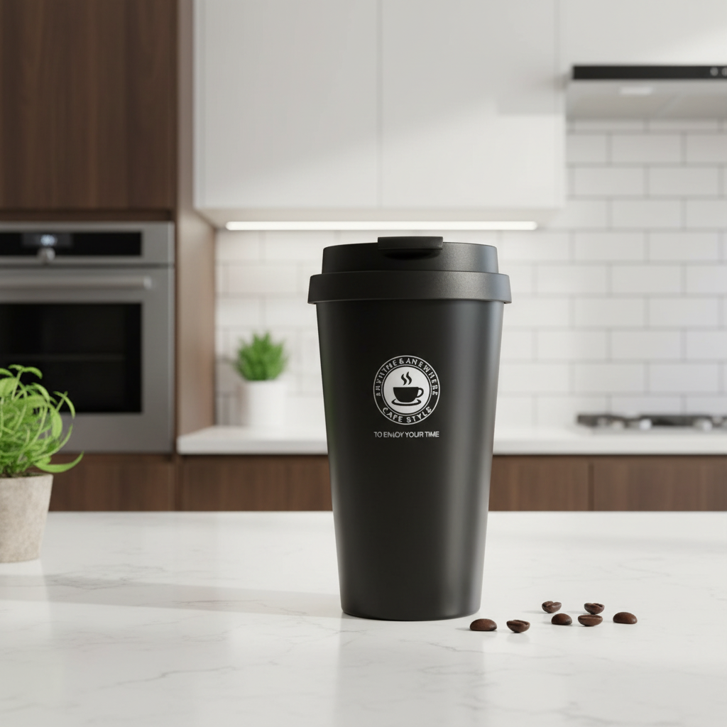 Thermasip - Insulated stainless steel travel mug | 500 ml leak-proof & double-walled