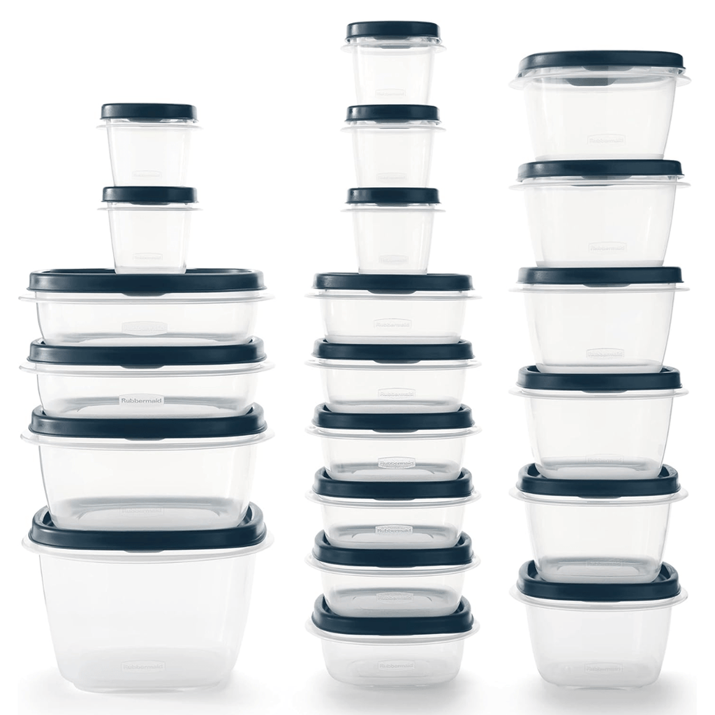 Stackable Food Storage Containers - Stackable and leak-free for an organised kitchen