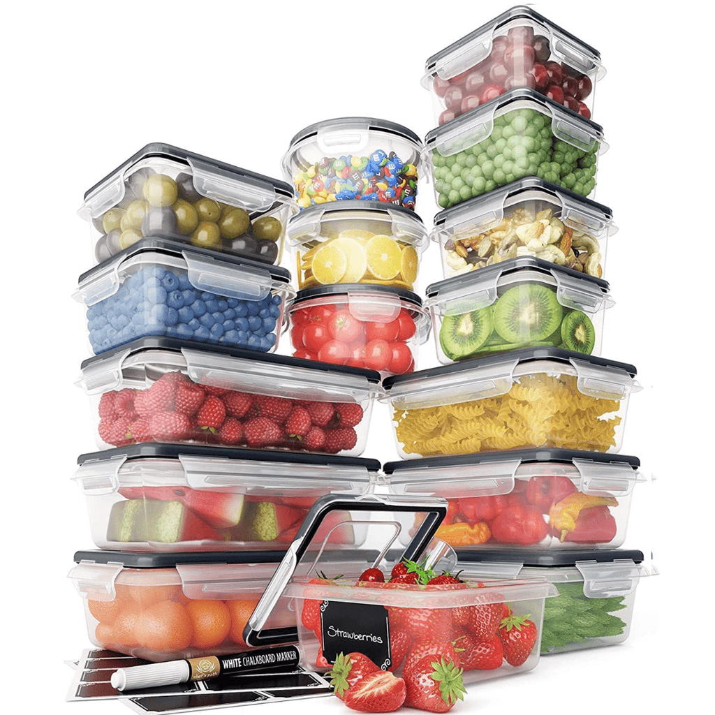 Luxurious Storage Boxes - 16 airtight boxes for an organised kitchen