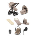 Egg3 Cybex Cloud T Bundle (Cozy Beige) - Almond Houndstooth