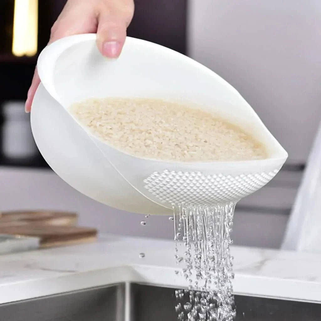 FLOWBOWL – Double-layer kitchen strainer for efficient washing and draining