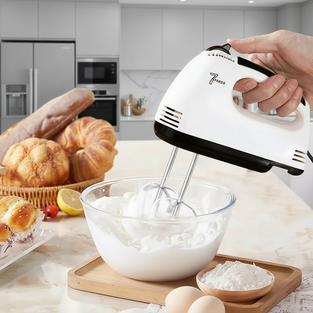 BEAT FORCE – Electric Hand Mixer with 7 Speed Settings