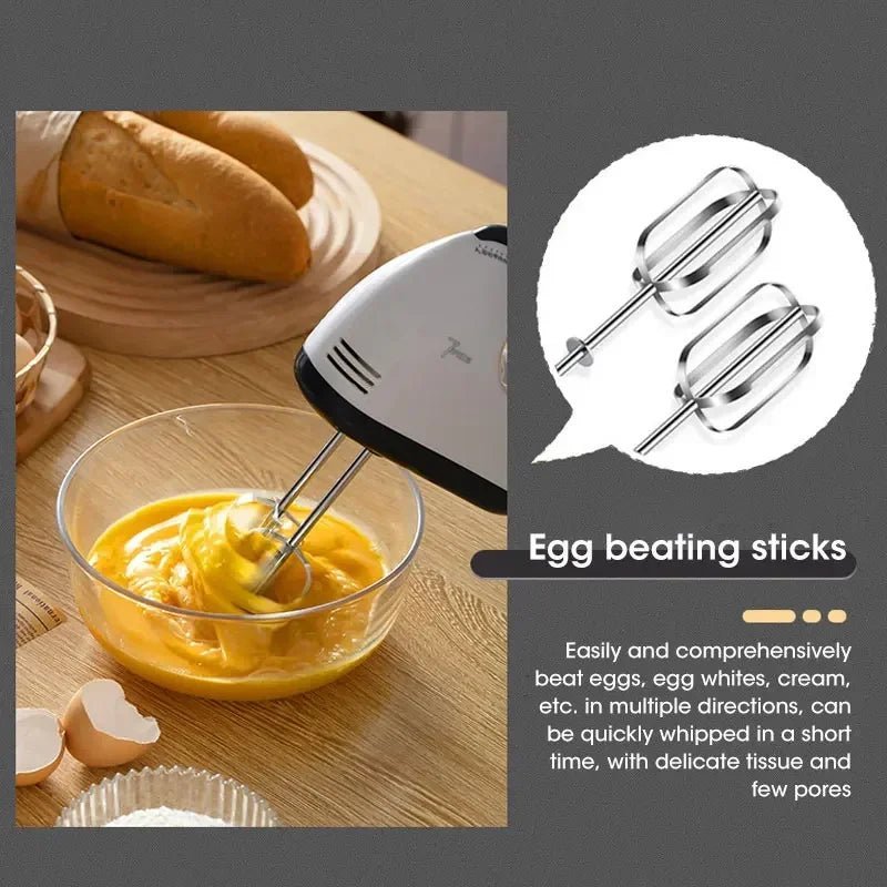 BEAT FORCE – Electric Hand Mixer with 7 Speed Settings