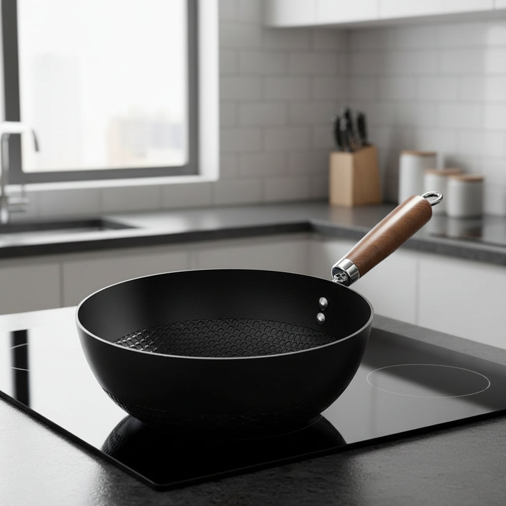 WOKMASTER – Durable Iron Wok with Powerful Heat Flow