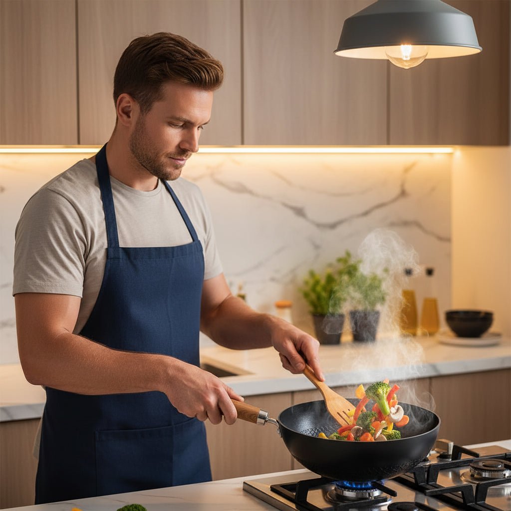 WOKMASTER – Durable Iron Wok with Powerful Heat Flow