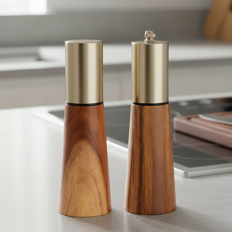 SPICEWOOD – Elegant salt and pepper mill set made of wood