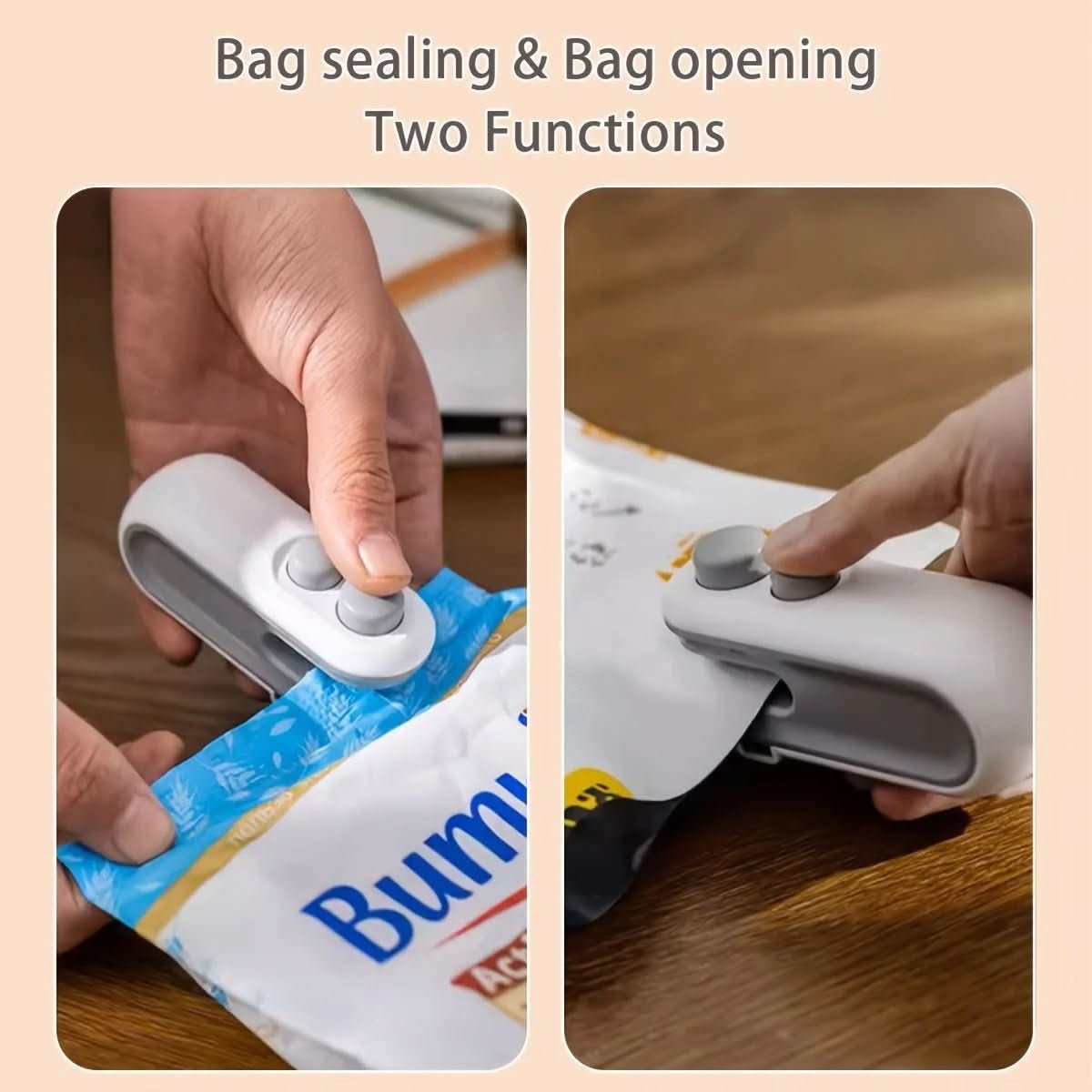 Scellegemak - Manual pocket sealer for fresh food