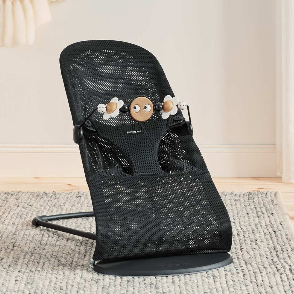 BabyBjorn Bouncer Toy | Googly Eyes - Black + White