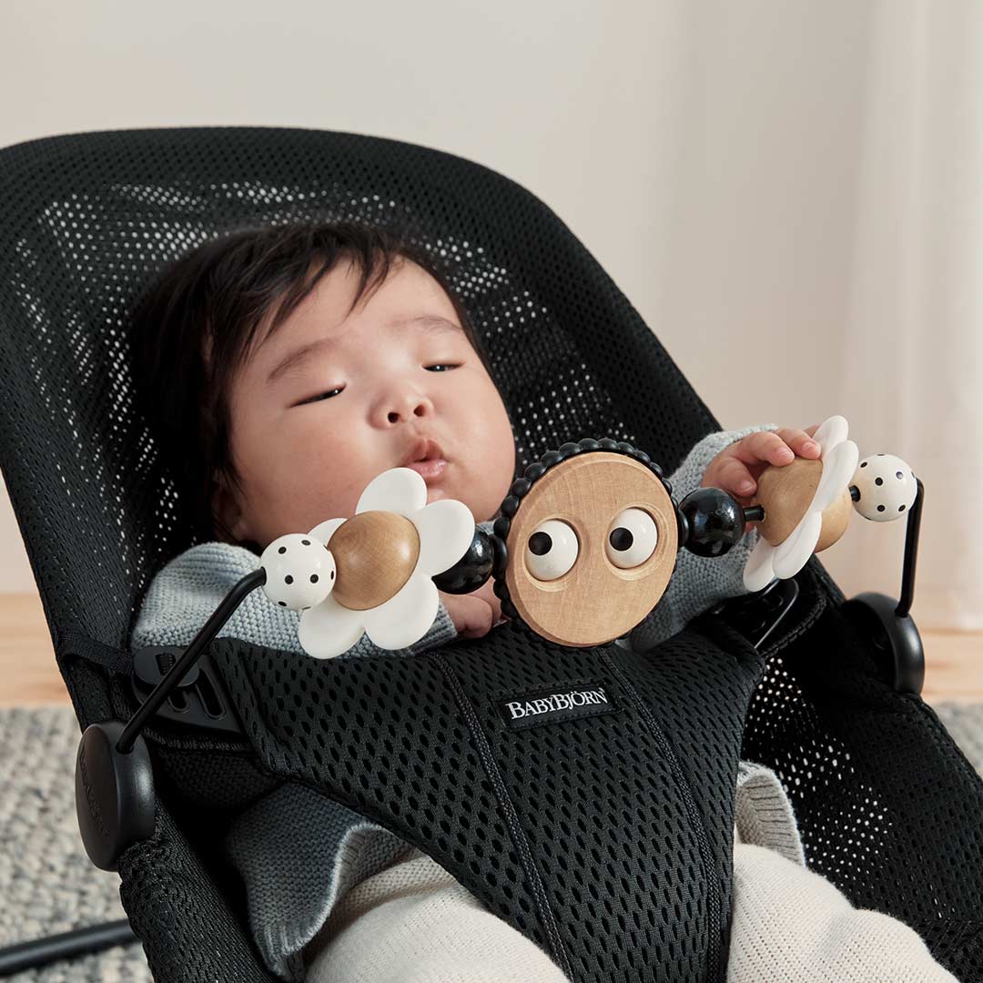 BabyBjorn Bouncer Toy | Googly Eyes - Black + White