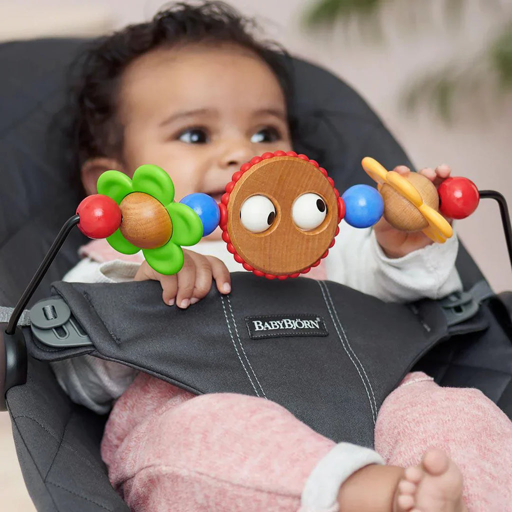 BabyBjorn Bouncer Toy | Googly Eyes - Bright