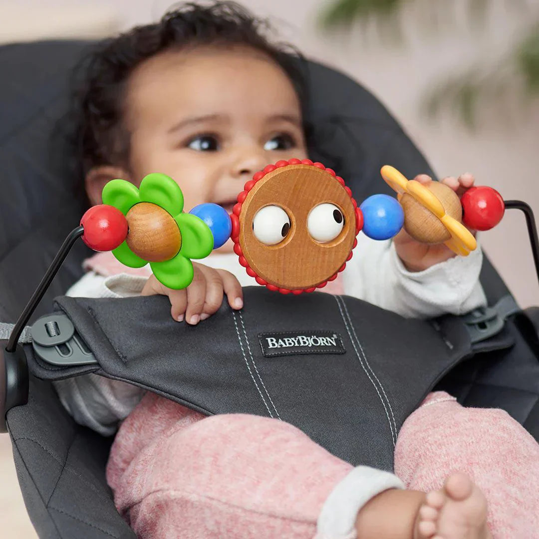 BabyBjorn Bouncer Toy | Googly Eyes - Bright