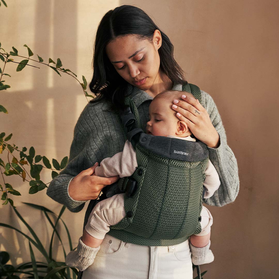 BabyBjorn Harmony Baby Carrier - 3D Mesh - Dark Green