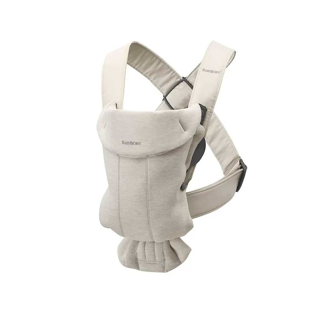 BabyBjorn Mini Baby Carrier - 3D Jersey - Light Beige